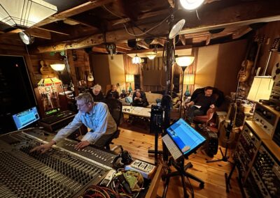 in the studio